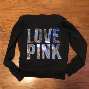 PINK VS sequin jacket